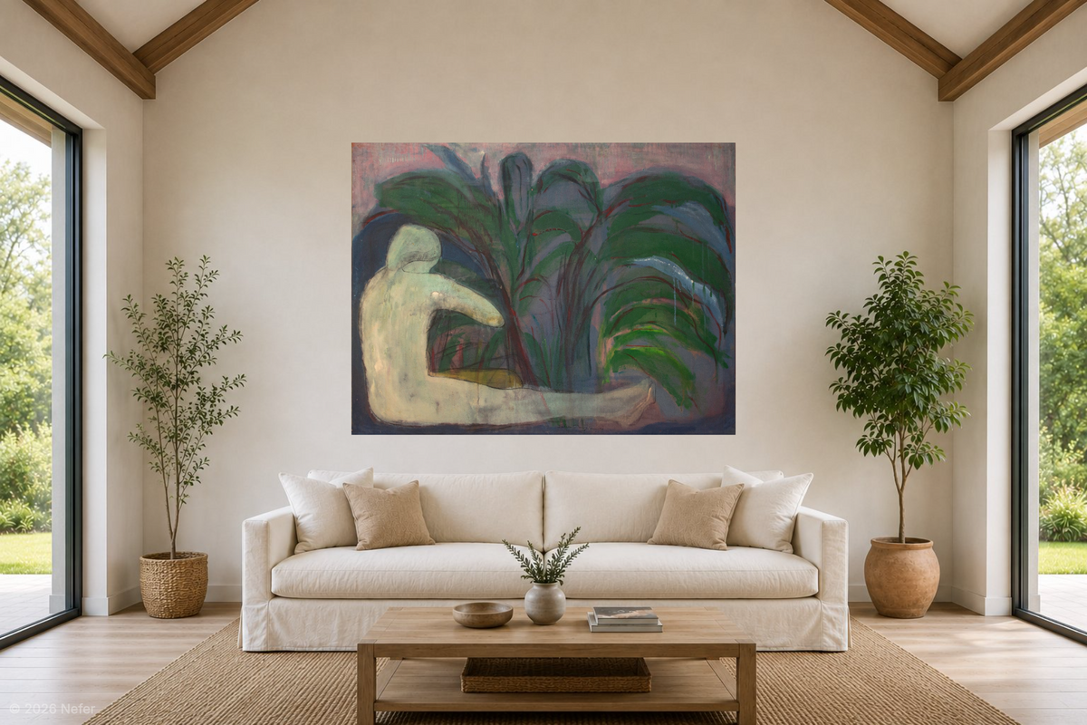 Man and Plants by Sahar Dourgham, another view