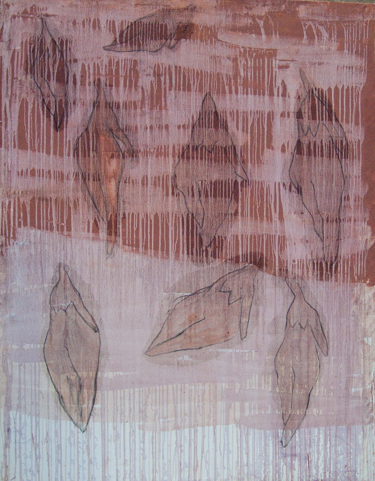 Primitive Creature 2 — Acrylic on Canvas, Sahar Dourgham