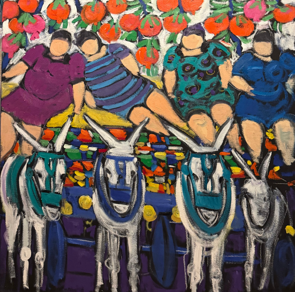 Women Donkeys and Pomegranates