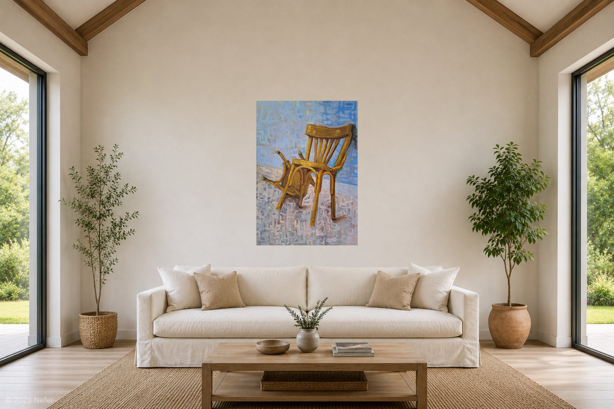 Chairs by Basant Mohamed, another view