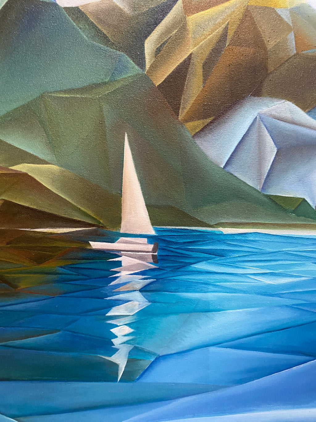 Scattered Waters — Oil on Canvas, Nadia Sewelam