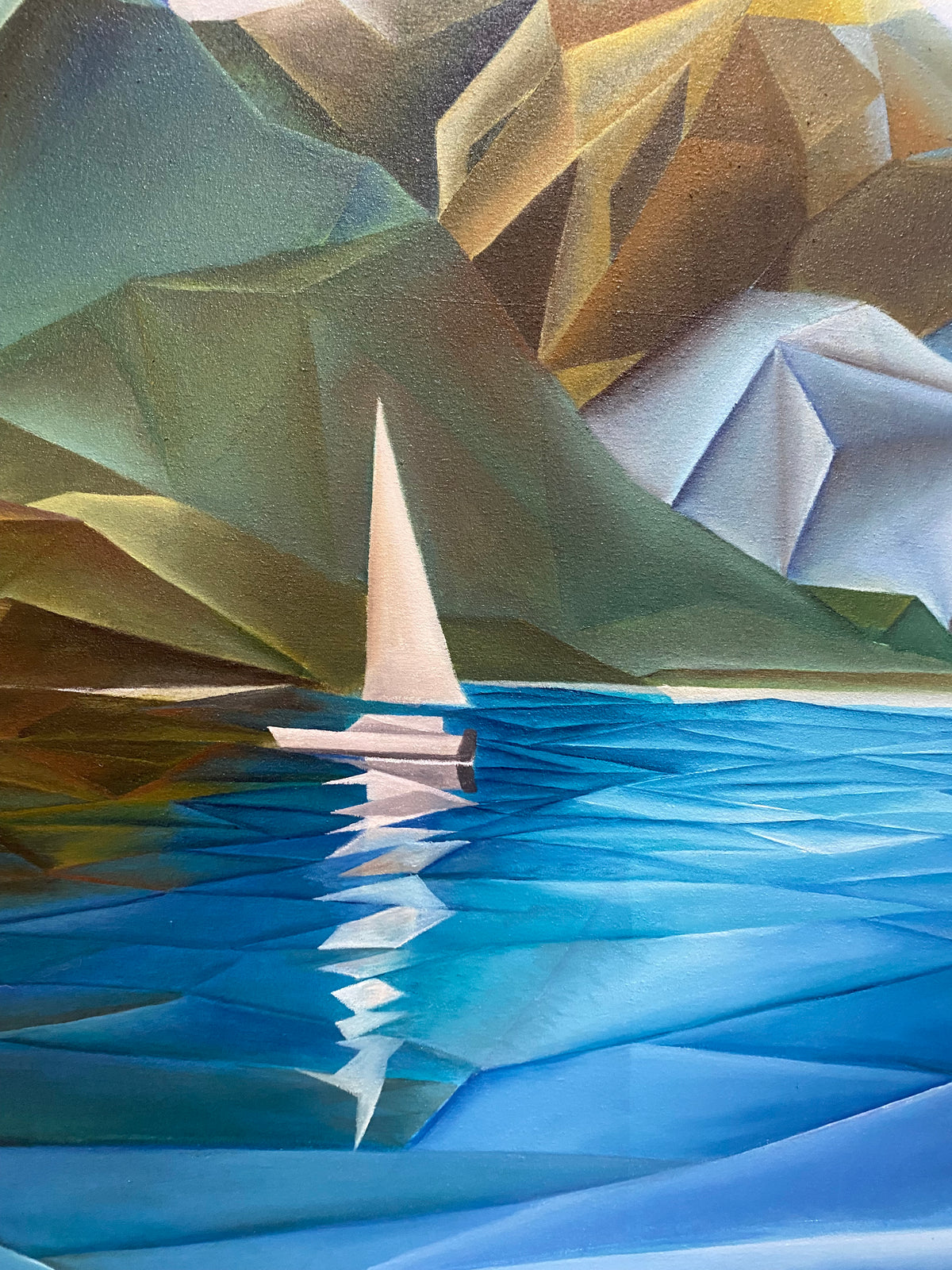 Scattered Waters — Oil on Canvas, Nadia Sewelam